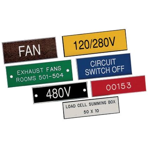 electrical labels & stickers